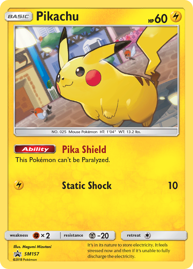 Pikachu (SM157) [Sun & Moon: Black Star Promos] | Devastation Store