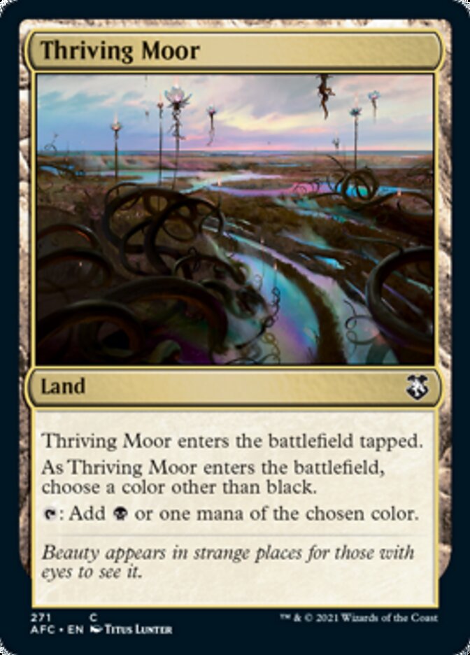 Thriving Moor [Dungeons & Dragons: Adventures in the Forgotten Realms Commander] | Devastation Store