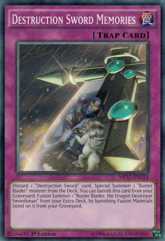 Destruction Sword Memories [MP17-EN113] Common | Devastation Store