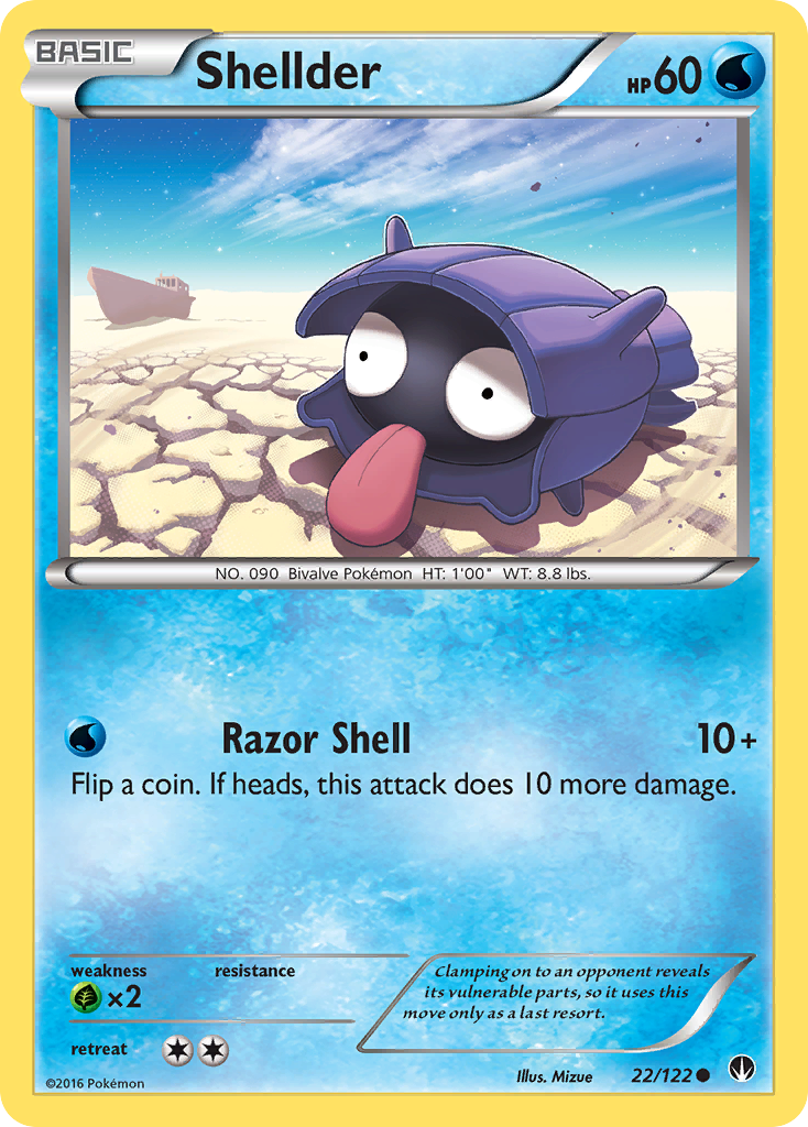 Shellder (22/122) [XY: BREAKpoint] | Devastation Store