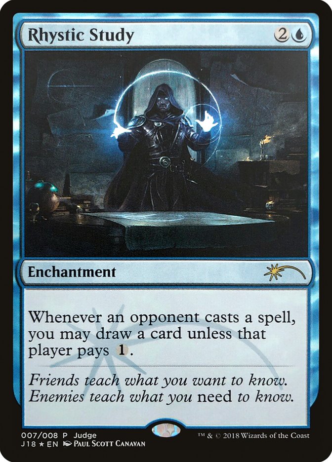 Rhystic Study [Judge Gift Cards 2018] | Devastation Store
