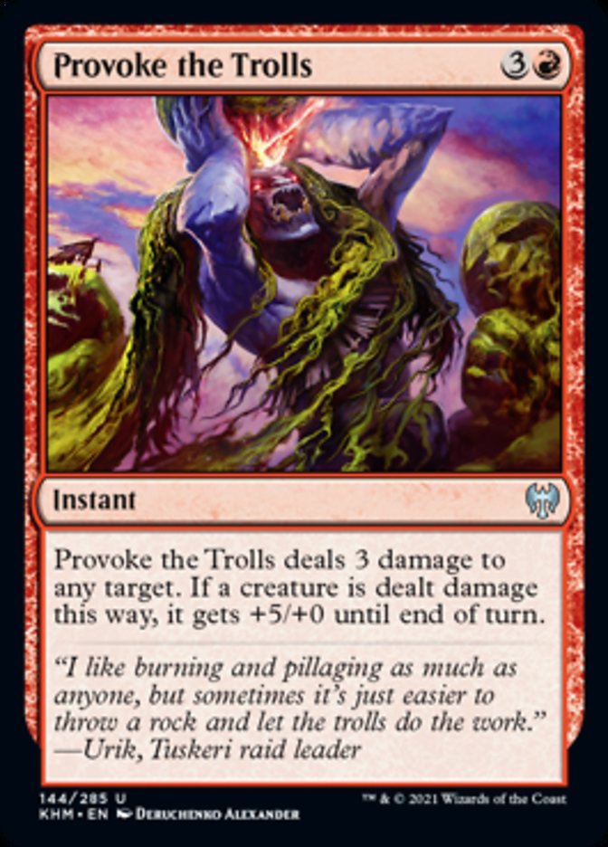 Provoke the Trolls [Kaldheim] | Devastation Store