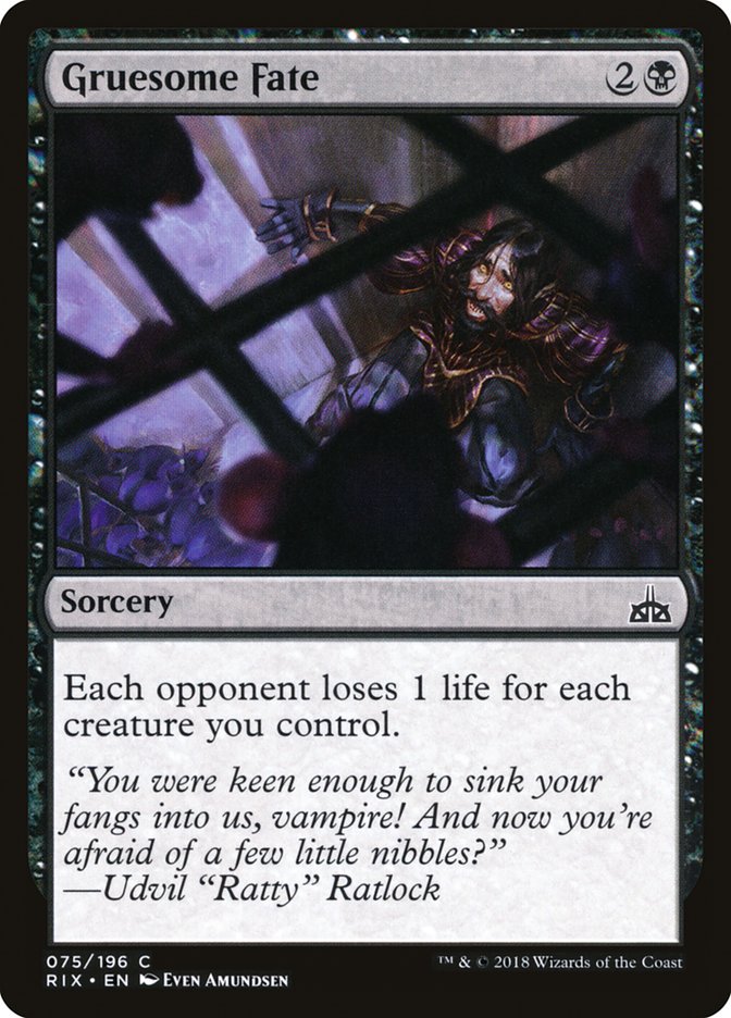 Gruesome Fate [Rivals of Ixalan] - Devastation Store | Devastation Store