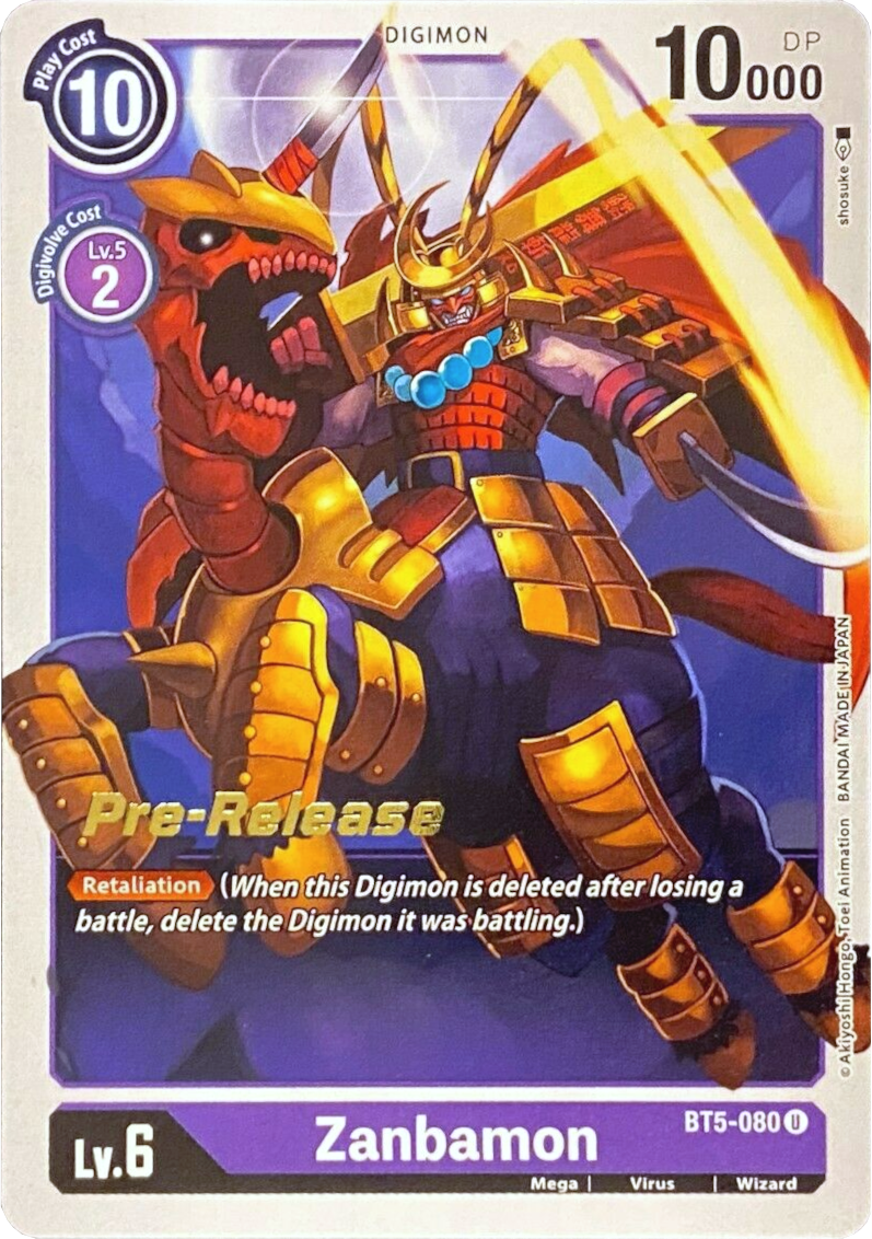 Zanbamon [BT5-080] [Battle of Omni Pre-Release Promos] | Devastation Store