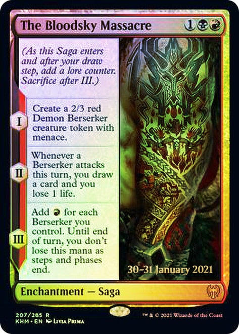 The Bloodsky Massacre [Kaldheim Prerelease Promos] | Devastation Store