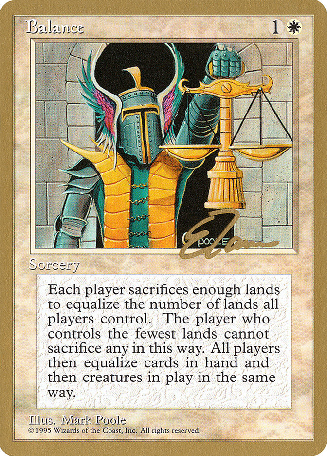 Balance (Eric Tam) [Pro Tour Collector Set] | Devastation Store