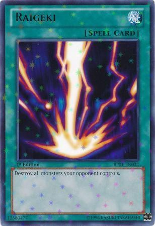 Raigeki [BP01-EN032] Starfoil Rare | Devastation Store