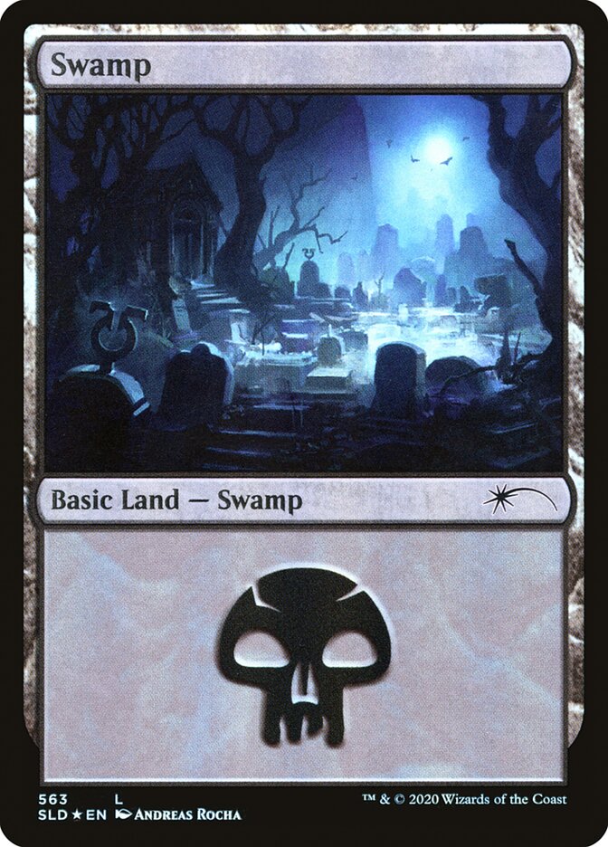 Swamp (Spooky) (563) [Secret Lair Drop Promos] | Devastation Store