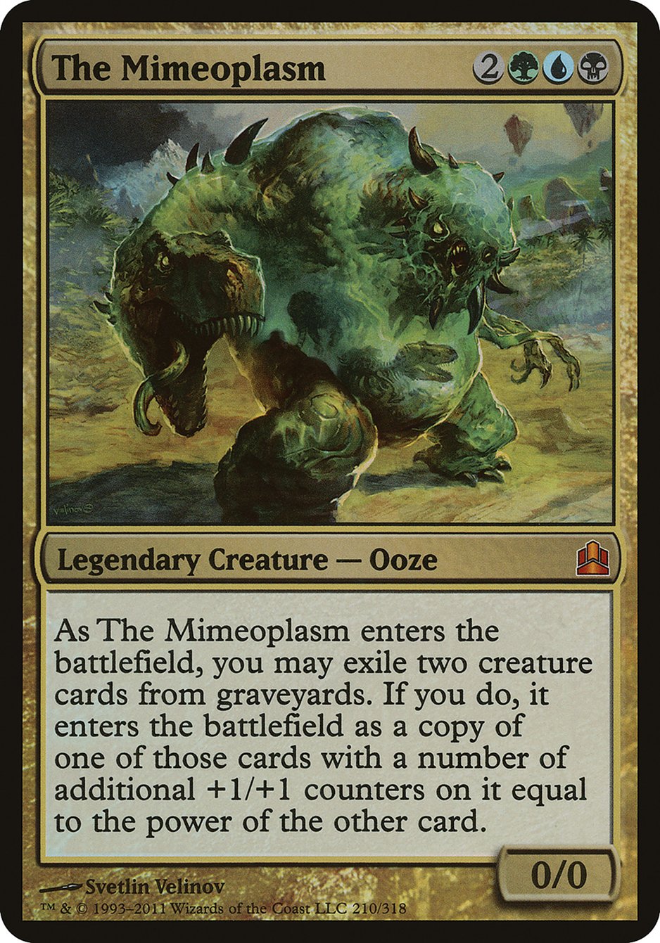 The Mimeoplasm (Oversized) [Commander 2011 Oversized] | Devastation Store