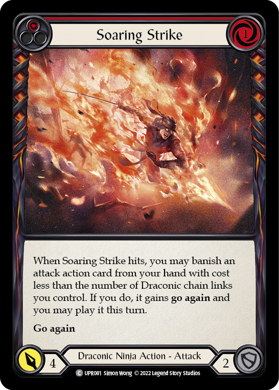 Soaring Strike (Red) [UPR081] (Uprising)  Rainbow Foil | Devastation Store