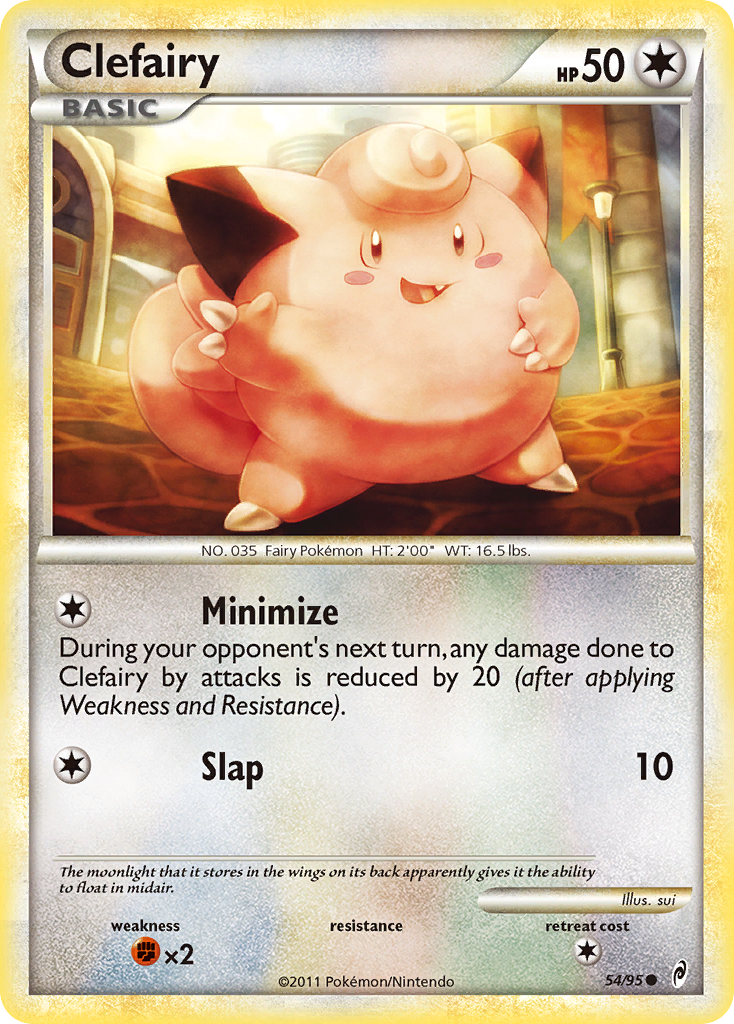 Clefairy (54/95) [HeartGold & SoulSilver: Call of Legends] | Devastation Store