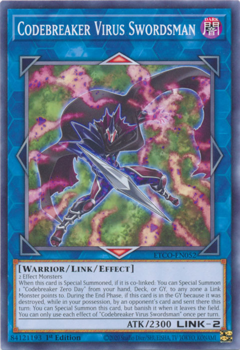 Codebreaker Virus Swordsman [ETCO-EN052] Common | Devastation Store