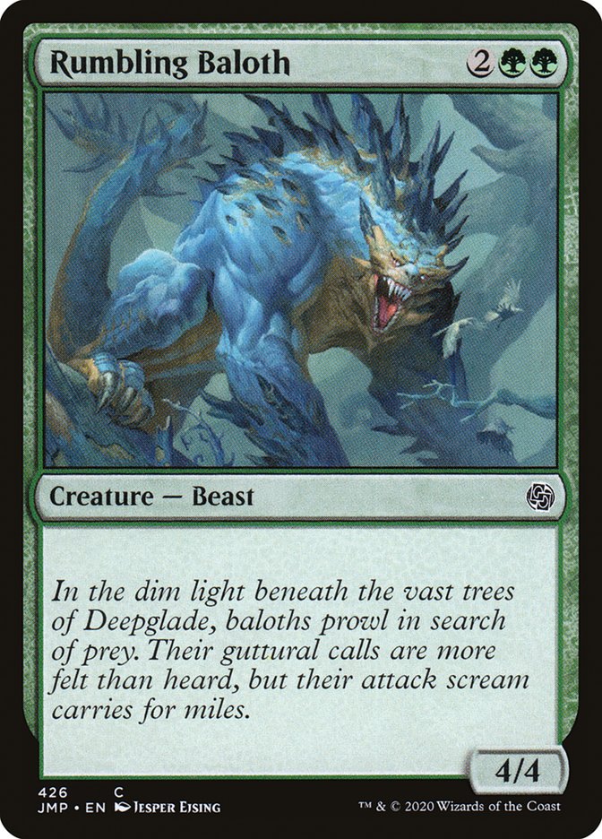 Rumbling Baloth [Jumpstart] | Devastation Store