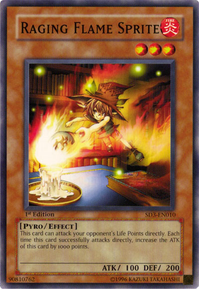 Raging Flame Sprite [SD3-EN010] Common | Devastation Store