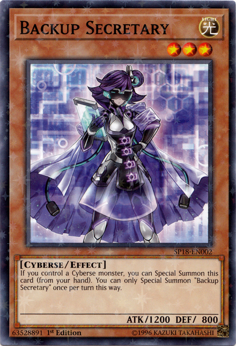 Backup Secretary [SP18-EN002] Starfoil Rare | Devastation Store