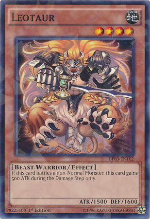 Leotaur [BP03-EN102] Shatterfoil Rare | Devastation Store