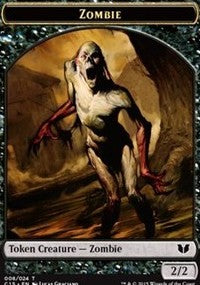 Zombie // Elephant Double-Sided Token [Commander 2015 Tokens] | Devastation Store