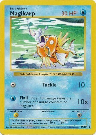 Magikarp (35/102) [Base Set Shadowless Unlimited] | Devastation Store