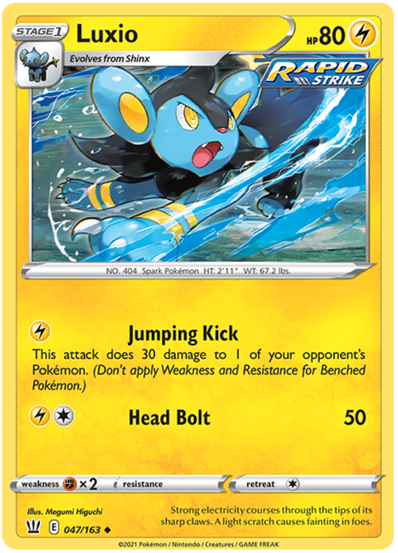 Luxio (047/163) [Sword & Shield: Battle Styles] | Devastation Store