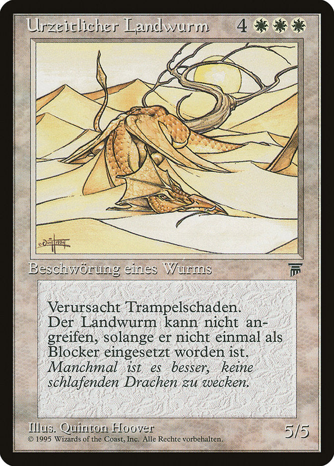 Elder Land Wurm (German) - "Urzeitlicher Landwurm" [Renaissance] | Devastation Store