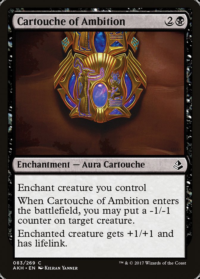 Cartouche of Ambition [Amonkhet] | Devastation Store