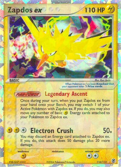 Zapdos ex (116/112) [EX: FireRed & LeafGreen] | Devastation Store