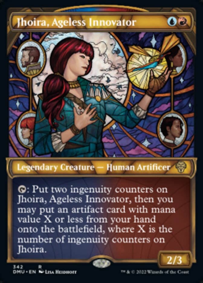 Jhoira, Ageless Innovator (Showcase Textured) [Dominaria United] | Devastation Store