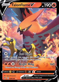 Talonflame V (029/185) [Sword & Shield: Vivid Voltage] | Devastation Store