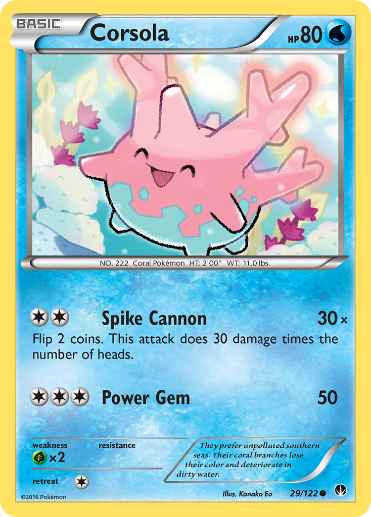 Corsola (29/122) [XY: BREAKpoint] | Devastation Store