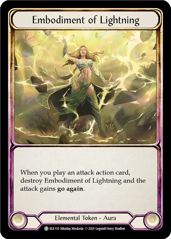 Embodiment of Earth // Embodiment of Lightning [ELE109] (Tales of Aria)  1st Edition Normal | Devastation Store