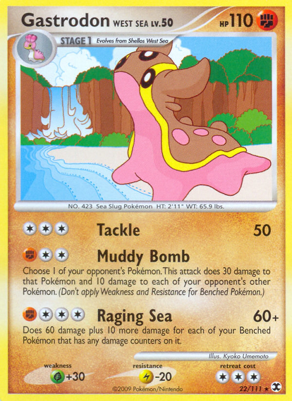 Gastrodon West Sea (22/111) [Platinum: Rising Rivals] | Devastation Store