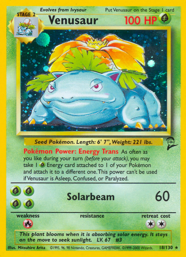 Venusaur (18/130) [Base Set 2] | Devastation Store