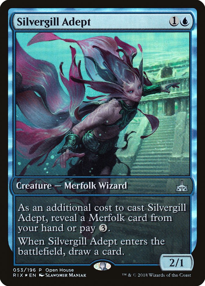 Silvergill Adept (Open House) (Extended) [Rivals of Ixalan Promos] | Devastation Store