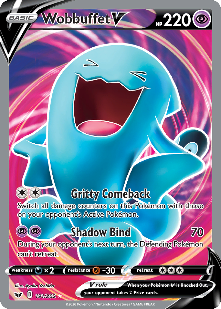 Wobbuffet V (191/202) [Sword & Shield: Base Set] | Devastation Store