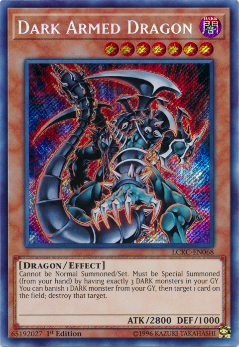 Dark Armed Dragon [LCKC-EN068] Secret Rare | Devastation Store