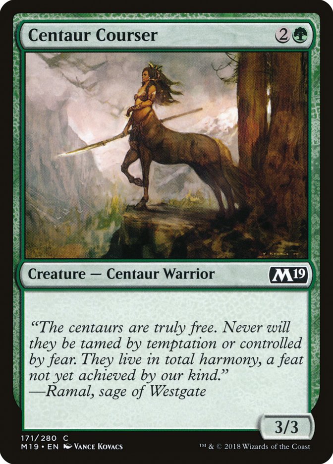 Centaur Courser [Core Set 2019] | Devastation Store