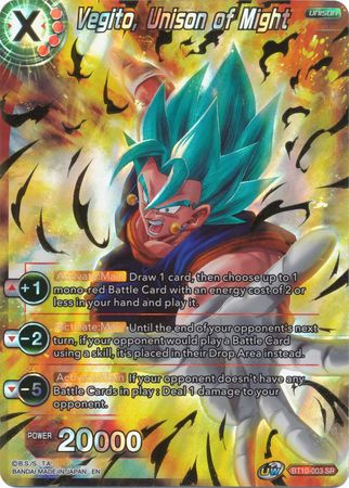 Vegito, Unison of Might (BT10-003) [Rise of the Unison Warrior 2nd Edition] | Devastation Store