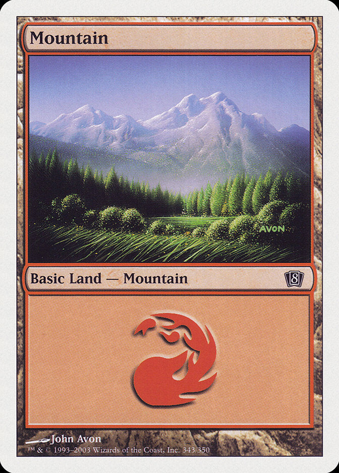 Mountain (343) [Eighth Edition] | Devastation Store