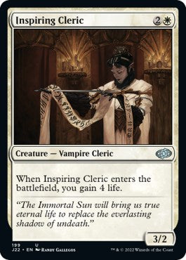 Inspiring Cleric [Jumpstart 2022] | Devastation Store