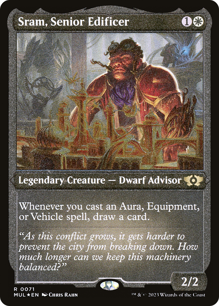 Sram, Senior Edificer (Foil Etched) [Multiverse Legends] | Devastation Store