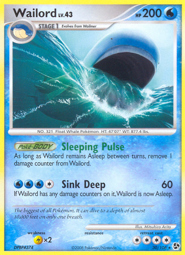 Wailord (30/106) [Diamond & Pearl: Great Encounters] | Devastation Store