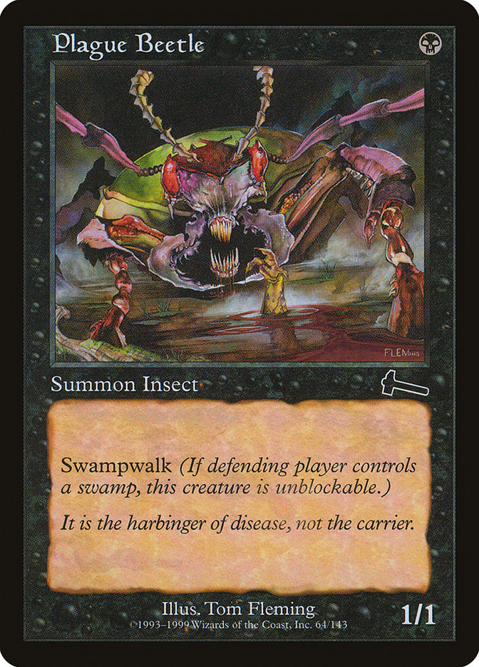 Plague Beetle [Urza's Legacy] | Devastation Store