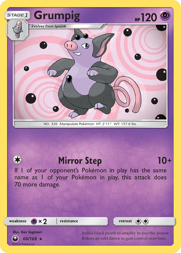 Grumpig (60/168) [Sun & Moon: Celestial Storm] | Devastation Store
