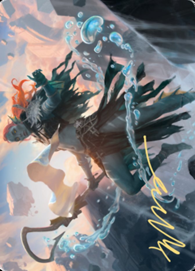 Expedition Diviner Art Card (Gold-Stamped Signature) [Zendikar Rising Art Series] | Devastation Store