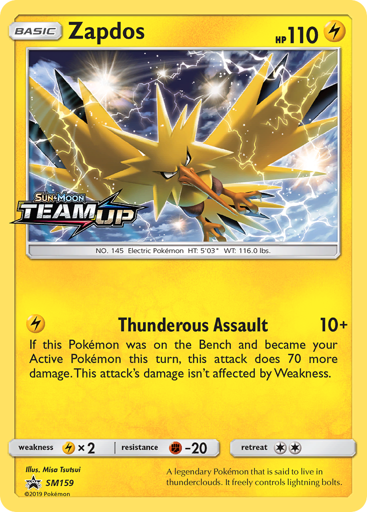 Zapdos (SM159) [Sun & Moon: Black Star Promos] | Devastation Store