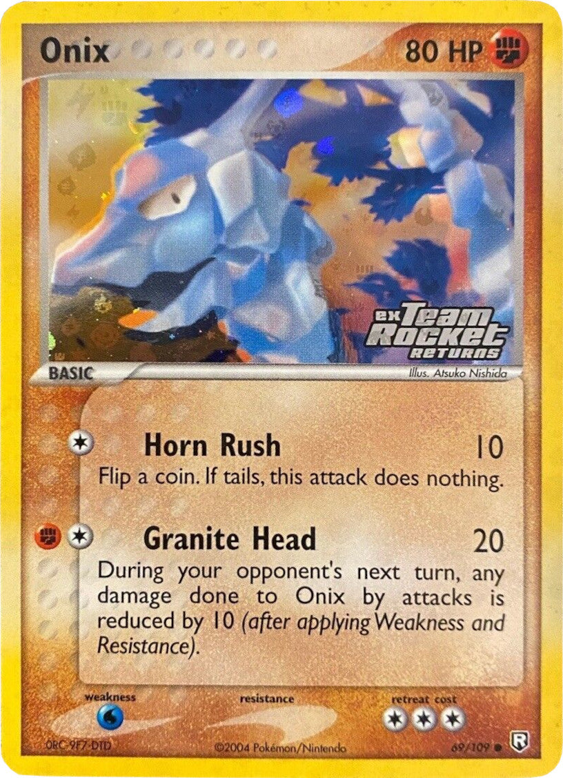 Onix (69/109) (Stamped) [EX: Team Rocket Returns] | Devastation Store