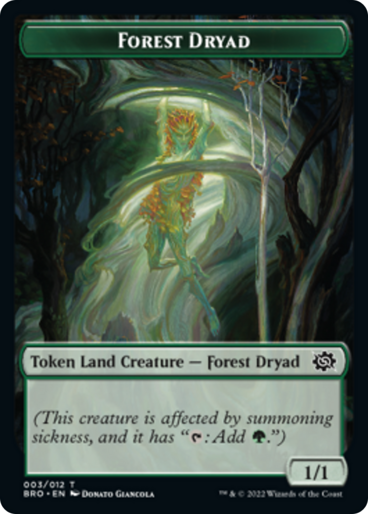 Forest Dryad Token [The Brothers' War Tokens] | Devastation Store