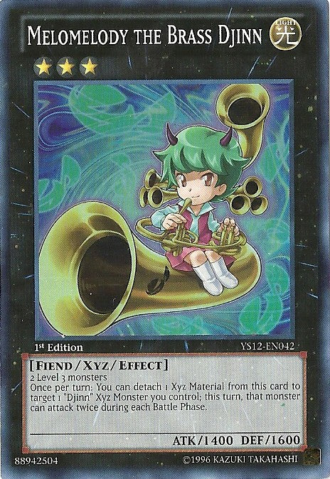 Melomelody the Brass Djinn [YS12-EN042] Super Rare | Devastation Store