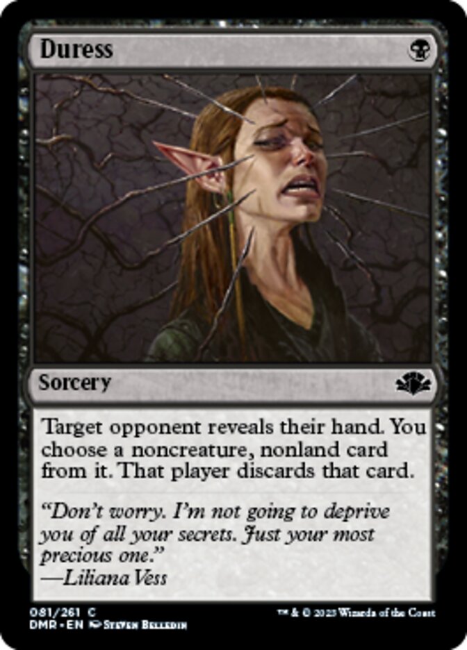 Duress [Dominaria Remastered] | Devastation Store