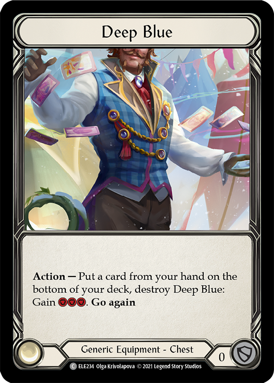 Deep Blue [ELE234] (Tales of Aria)  1st Edition Cold Foil | Devastation Store